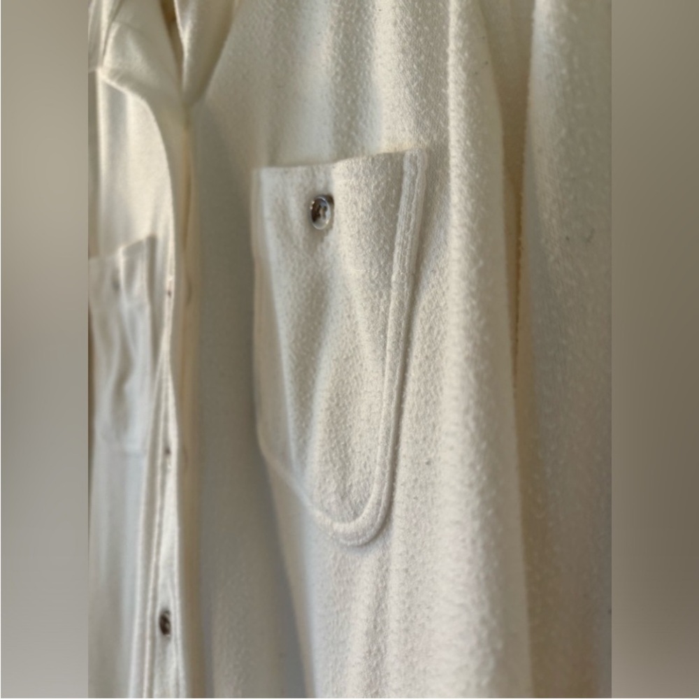 Faherty Legend Sweater Button Down Shirt in Oatmeal Size S - Picture 11 of 11